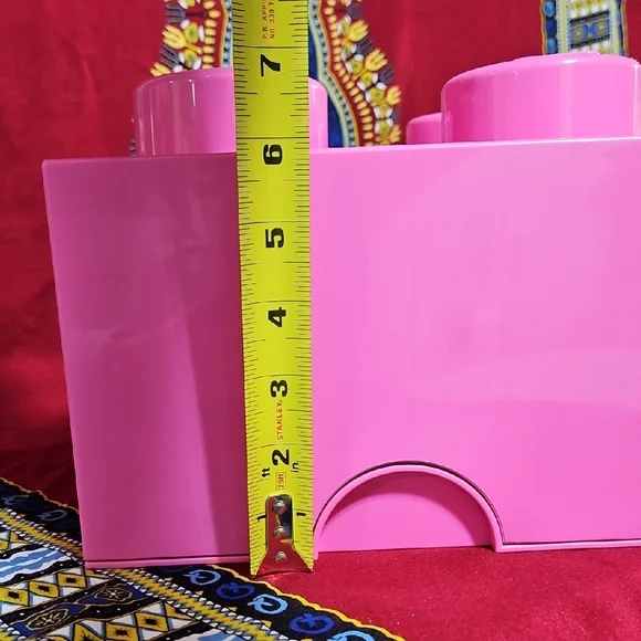 LEGO Large Vibrant Pink Stackable Organizer Storage Cube - Picture 12 of 12